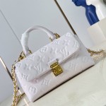 Louis Vuitton Nano Madeleine M29378 Monogram Empreinte leather handbag in Yellow and Purple