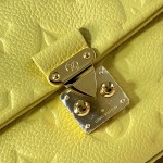 Louis Vuitton Nano Madeleine M29378 Monogram Empreinte leather handbag in Yellow and Purple
