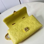 Louis Vuitton Nano Madeleine M29378 Monogram Empreinte leather handbag in Yellow and Purple