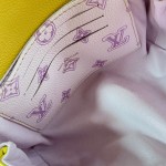 Louis Vuitton Nano Madeleine M29378 Monogram Empreinte leather handbag in Yellow and Purple