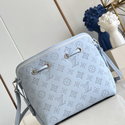 Louis Vuitton - Bella Bag M28885 Monogram Mahina Perforated Leather Replica Handbag