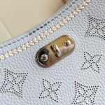 Louis Vuitton All Around Small Bag M28779 Light Blue Monogram perforated leather handbag