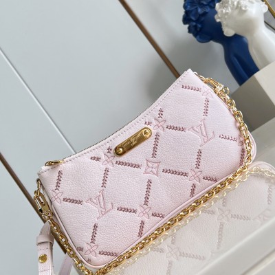 Louis Vuitton - Liv Pochette M29495 Monogram Empreinte Leather Replica Handbag