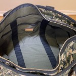 Louis Vuitton-style Takashi Murakami M95783 camouflage Monogram tote bag with spacious interior