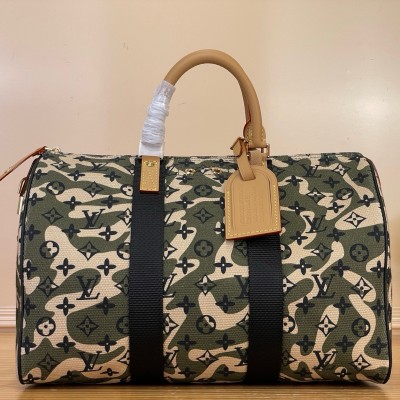 Louis Vuitton - Keepall Bandoulière 35 & 55 M95773/M95774 Limited Camo Travel Bag