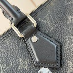 Louis Vuitton Speedy P9 Bandoulière 30 M26180 black studded leather handbag with crystal-inspired details