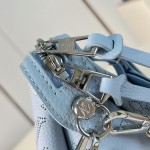 Louis Vuitton Mahina Hand It All Small Bag M24255 perforated calf leather handbag with braided chain handle