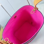 Louis Vuitton All In BB Bag M29075 Monogram Perfo canvas handbag with front pocket and padlock