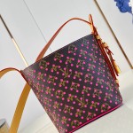 Louis Vuitton All In BB Bag M29075 Monogram Perfo canvas handbag with front pocket and padlock