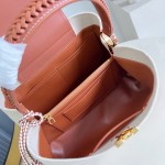 Louis Vuitton Capucines Souple Large Bag M28439 soft cotton canvas handbag with leather trim