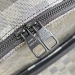 Louis Vuitton Discovery Cargo Backpack M28785 Monogram Midnight coated canvas backpack with front zip pocket