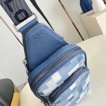 Louis Vuitton Avenue Small Shoulder Bag M28589 Monogram Eclipse canvas sling bag