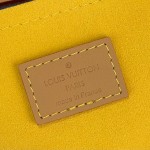 Louis Vuitton-style vintage denim shoulder bag M95019 blue M95214 pink and M95215 green