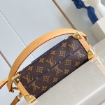  Louis Vuitton Side Trunk Medium Bag M28490 Monogram Perfo canvas handbag with S-lock closure