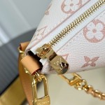 Louis Vuitton Multipass Bag M2A078 Monogram Dune canvas handbag with braided chain