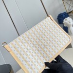  Louis Vuitton LV Stamp Neverfull MM M28457 mini Monogram canvas tote bag with LV Circle charm