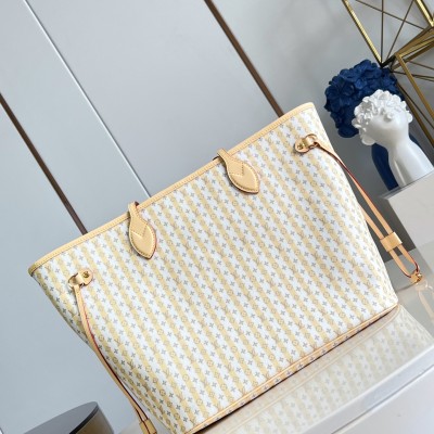 Louis Vuitton - LV Stamp Neverfull MM M28457 Mini Monogram Canvas Tote Bag
