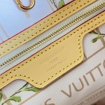  Louis Vuitton LV Stamp Neverfull MM M28457 mini Monogram canvas tote bag with LV Circle charm