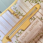  Louis Vuitton LV Stamp Neverfull MM M28457 mini Monogram canvas tote bag with LV Circle charm