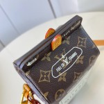 Louis Vuitton Milk M29326 Monogram canvas milk carton crossbody bag with removable leather strap