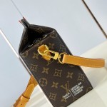 Louis Vuitton Milk M29326 Monogram canvas milk carton crossbody bag with removable leather strap