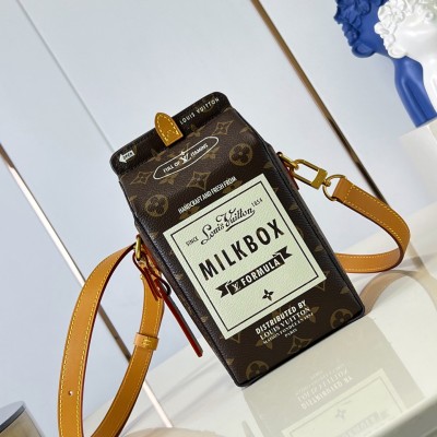 Louis Vuitton - Milk M29326 Monogram Canvas Milk Carton Crossbody Bag