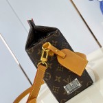 Louis Vuitton Milk M29326 Monogram canvas milk carton crossbody bag with removable leather strap