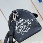 Louis Vuitton Speedy P9 Bandoulière 30 M26175 Nigo graffiti Monogram leather handbag