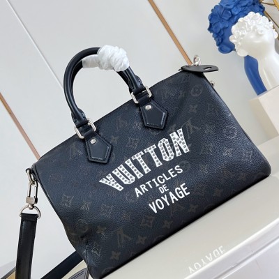 Louis Vuitton - Speedy P9 Bandoulière 30 M26175 Graffiti Monogram Leather Bag by Nigo