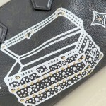Louis Vuitton Speedy P9 Bandoulière 30 M26175 Nigo graffiti Monogram leather handbag