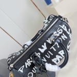 Louis Vuitton Speedy P9 Bandoulière 30 M26175 Nigo graffiti Monogram leather handbag