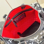 Louis Vuitton Speedy P9 Bandoulière 30 M26175 Nigo graffiti Monogram leather handbag