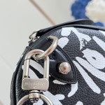 Louis Vuitton Speedy P9 Bandoulière 30 M26175 Nigo graffiti Monogram leather handbag