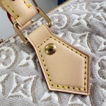 Louis Vuitton Speedy Soft 30 M28479 Monogram Emblème jacquard canvas handbag with braided handles