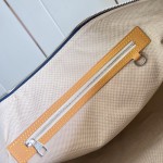 Louis Vuitton Keepall Bandoulière 50 M27781 Monogram denim floral embroidered travel bag