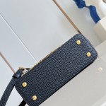 Louis Vuitton Capucines East West Mini M29443 Sunbeam Taurillon leather handbag with beaded chain