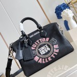 Louis Vuitton Speedy P9 Bandoulière 30 M26176 Nigo pink stud Monogram leather handbag