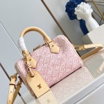 Louis Vuitton Speedy Bandoulière 20 M2A039 Monogram Emblème jacquard canvas handbag