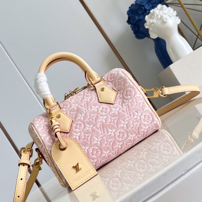 Louis Vuitton - Speedy Bandoulière 20 M2A039 Monogram Emblème Jacquard Canvas Handbag