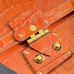 Louis Vuitton Peekaboo Speedy M30327 crocodile embossed leather FW26 handbag 26cm
