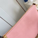 Louis Vuitton Multipass M2A063 2026 Pre-Fall cowhide leather handbag with Monogram canvas and braided chain
