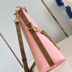 Louis Vuitton Multipass M2A063 2026 Pre-Fall cowhide leather handbag with Monogram canvas and braided chain