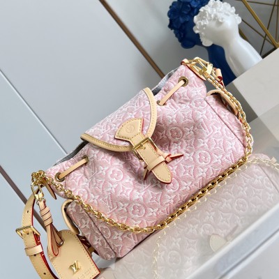 Louis Vuitton - Odyssée Small M29974 Monogram Emblème Jacquard Canvas Handbag 2026 Pre-Fall