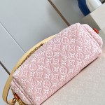Louis Vuitton Odyssée Small M29974 Monogram Emblème jacquard canvas handbag with leather address tag