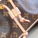 Louis Vuitton Nano Frivole M29537 Monogram canvas handbag with VVN leather trim and removable shoulder strap