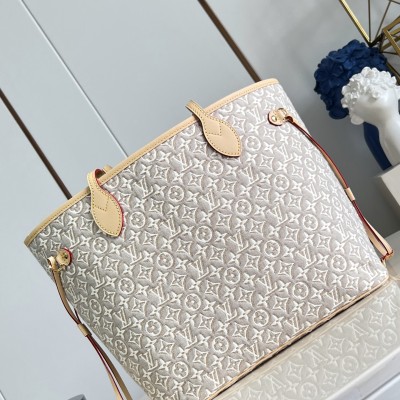 Louis Vuitton - Neverfull MM M2A381 Monogram Emblème Jacquard Canvas Tote Bag