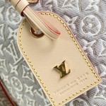  Louis Vuitton Neverfull MM M2A381 Monogram Emblème jacquard canvas tote bag with cowhide leather trim
