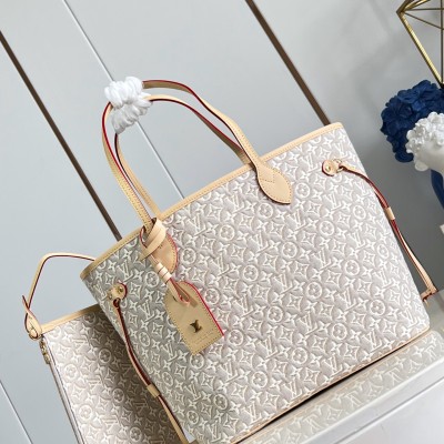 Louis Vuitton - Neverfull MM M2A381 Monogram Emblème Jacquard Canvas Tote Bag