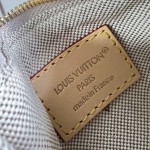 Louis Vuitton All In BB M2A377 Monogram Emblème jacquard canvas handbag with cowhide leather trim and padlock