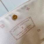 Louis Vuitton All In BB M2A377 Monogram Emblème jacquard canvas handbag with cowhide leather trim and padlock